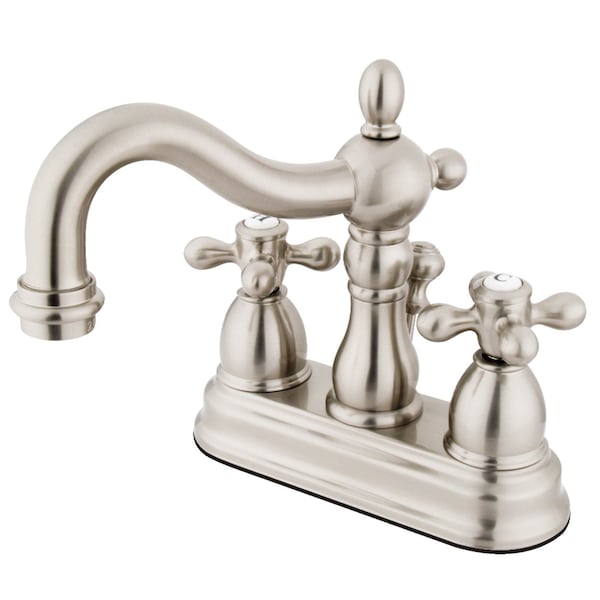 KS1608AX 4" Centerset Bathroom Faucet, Brushed Nickel